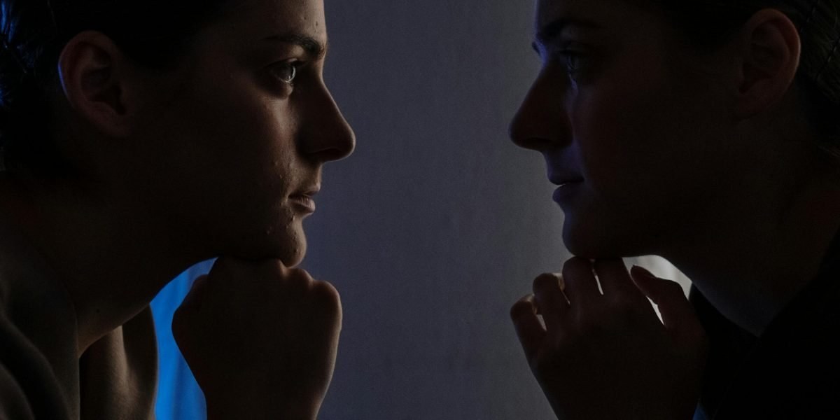 Moody psychological sci-fi film still