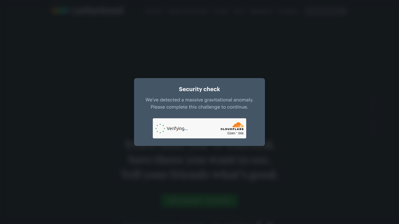 The Letterboxd website, a popular social platform for film enthusiasts to discover, log, and discuss movies.