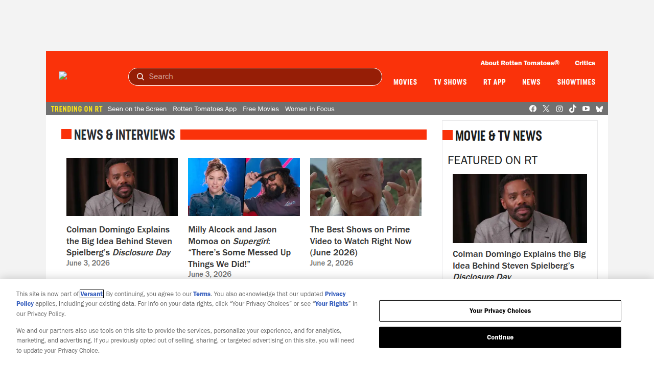 Rotten Tomatoes offers critical insights and synopses for popular series like The 100.